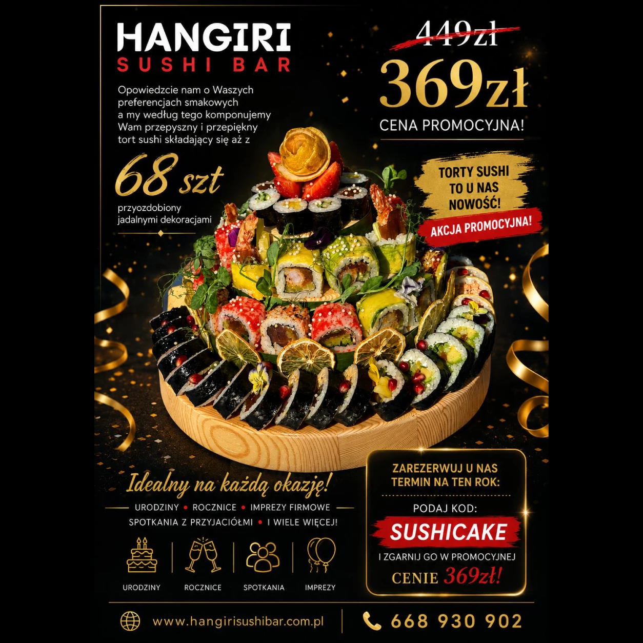 Sushi Tort